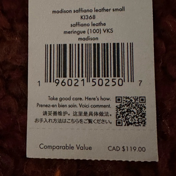 Kate Spade Madison Saffiano Leather Small Slim Card Holder (KI368) BWT - Picture 3 of 3